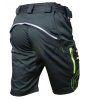 kalhoty krátké pánské HAVEN NAVAHO SLIMFIT černo/zelené s cyklovložkou (Velikost S)
