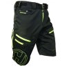 kalhoty krátké pánské HAVEN NAVAHO SLIMFIT černo/zelené s cyklovložkou (Velikost S)