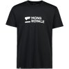 Pánské funkční triko Mons Royale Icon brand lock up black