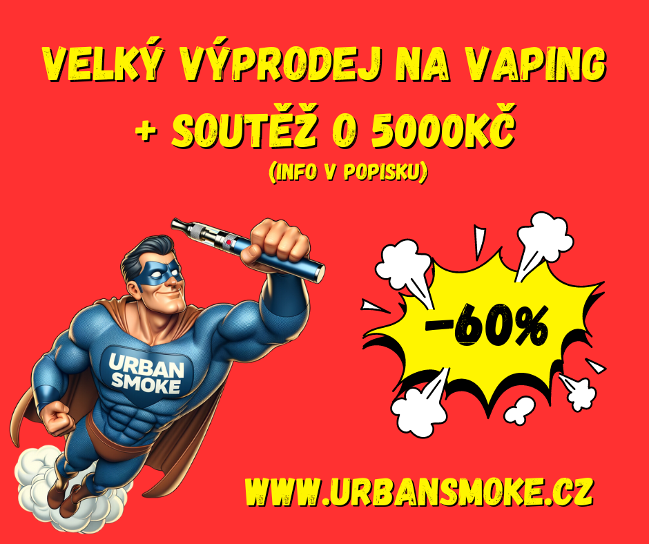 Soutěž o vapingové zboží v hodnotě 5000 Kč