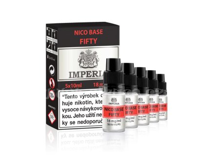 Imperia Fifty Nico Base (50VG/50PG) 5x10ml