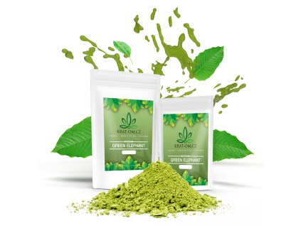 zelený kratom green elephant