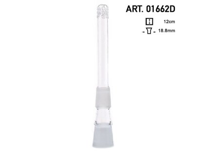 skleneny chillum difuzer boost prumer 18 8mm delka 12cm