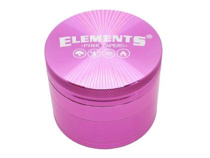 kovova drticka elements 61 mm 4 dilna ruzova 1 ks