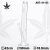 skleneny bong sand leaf hangover 42 cm 1 ks