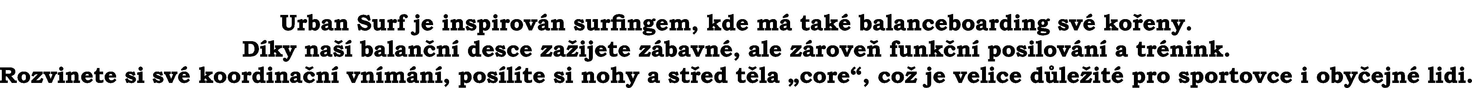 Balanční deska URBAN SURF