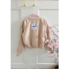 Dívčí Mikina na zip bomber Beige