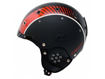 casco sp 3 racing black red helmet