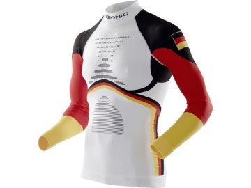 X-Bionic Energy Accumulator EVO Patriot Edition Shirt Long Sleeves Turtle Neck - Germany 020322 16/17 (Velikost XXL)