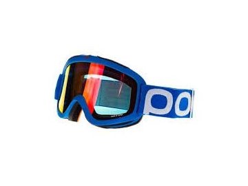 7857 1 poc iris x blue large clear with red mirror lens
