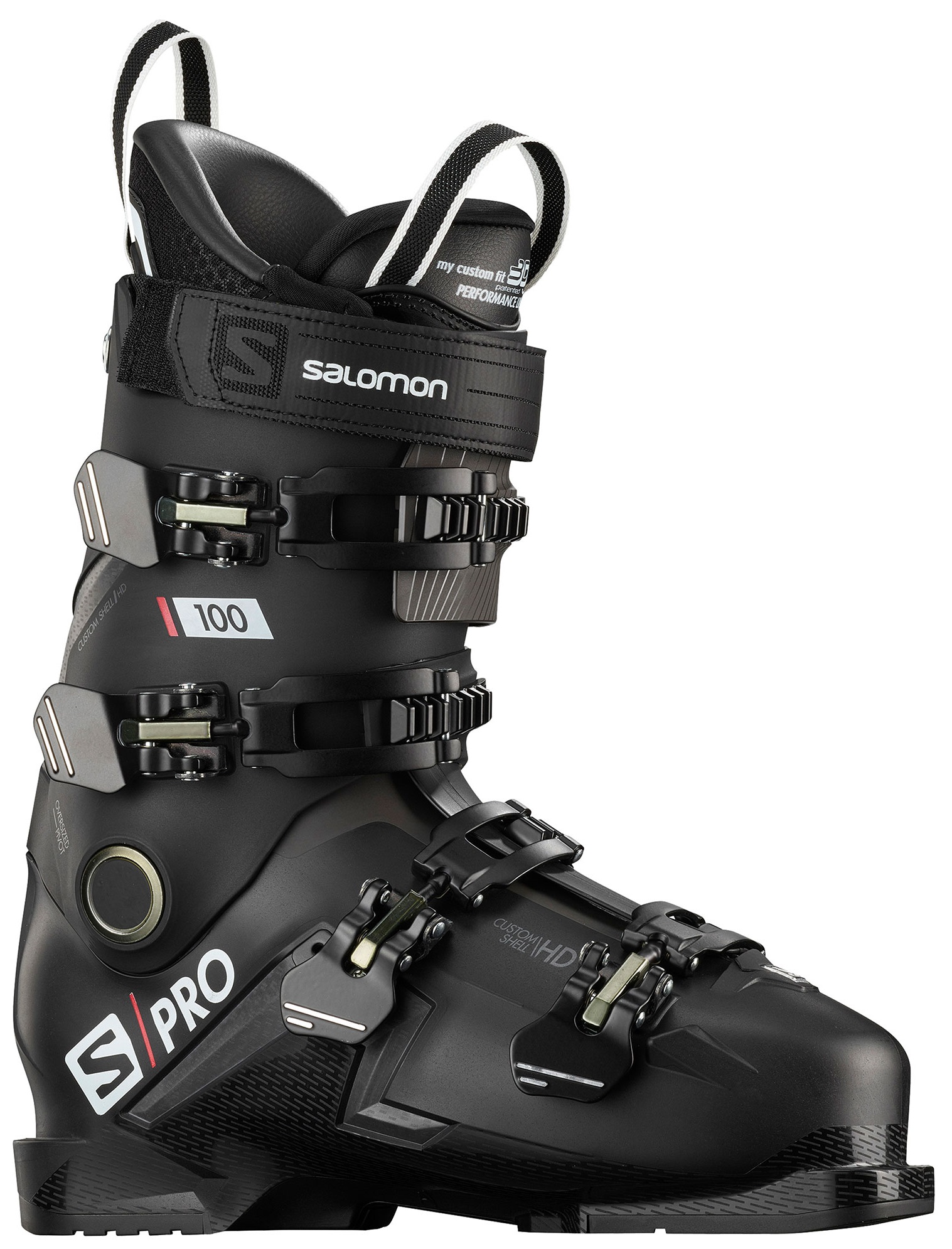 Salomon S/Pro 100 Black/Belluga/Red Velikost: 31/31,5