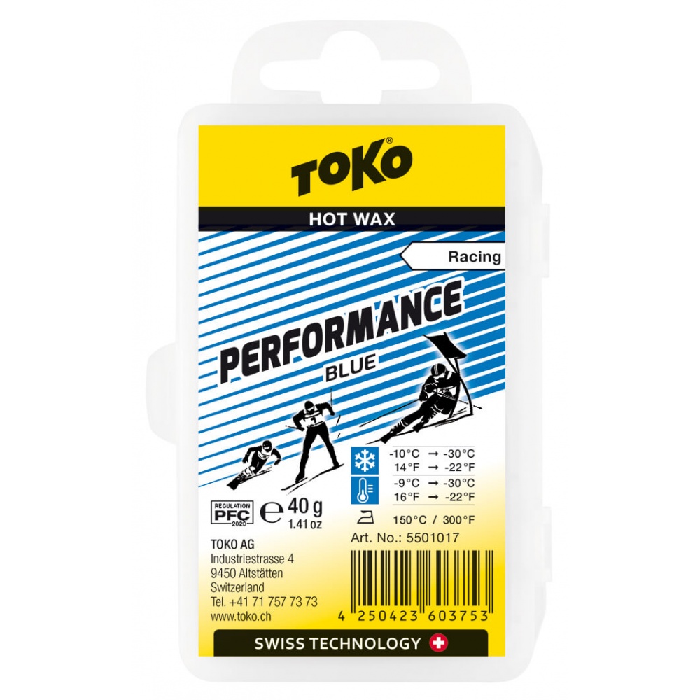 TOKO PERFORMANCE HOT WAX BLUE 40G