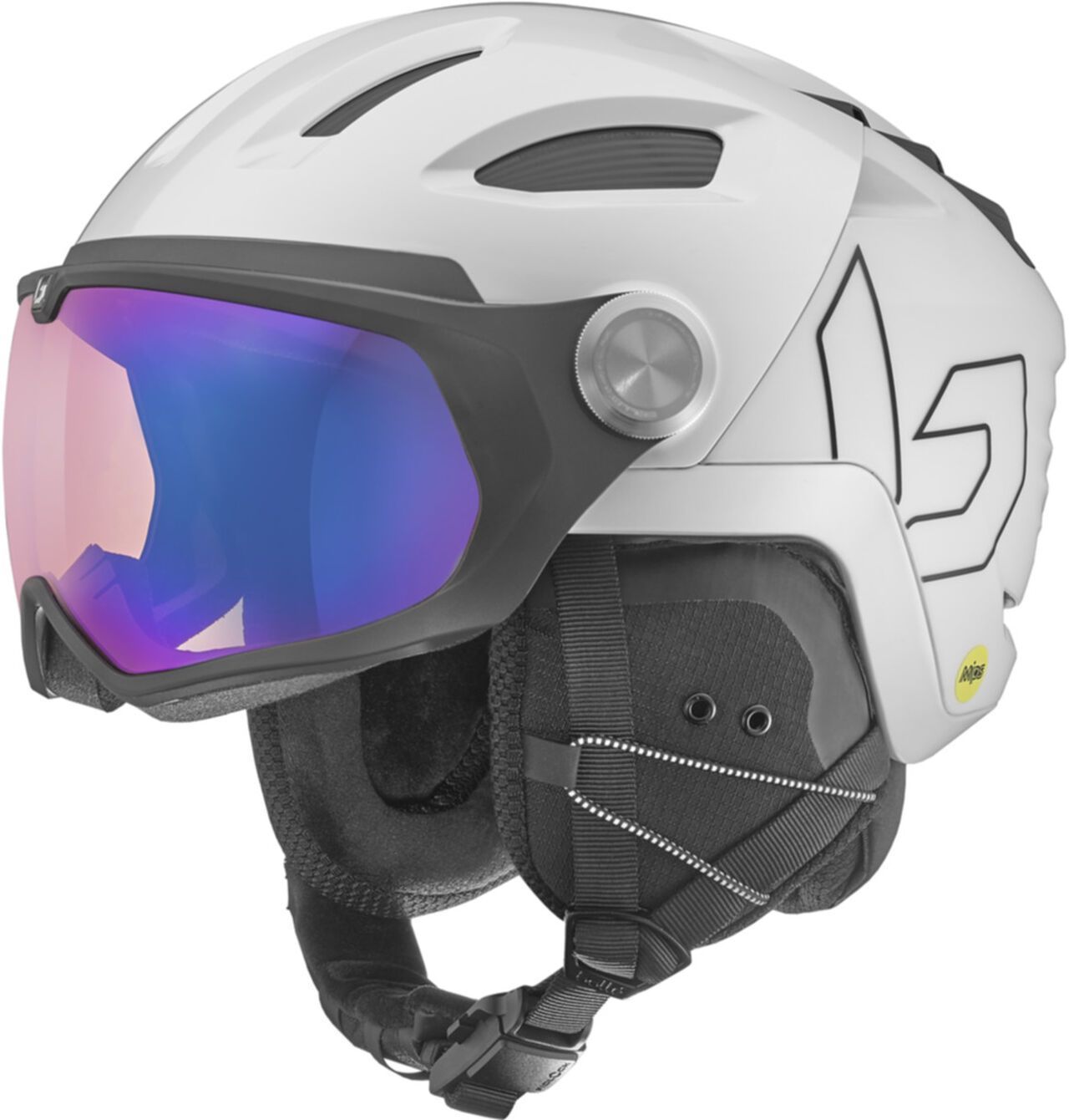 BOLLE Bollé V-Ryft MIPS - White Pearl Shiny/Phantom Blue Cat 1 to 3 Velikost: 52-55 cm