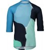 POC MTB Pure 3/4 Jersey - Color Splashes Multi Basalt Blue