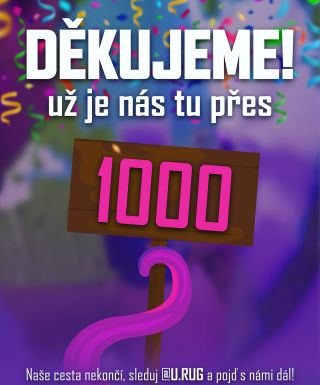 1 000!🥹💜 Děkujeme moc – každému jednomu chapadlem!🐙💜 Tohle je teprve začátek, máme spoustu nápadů a projektů co s váma...