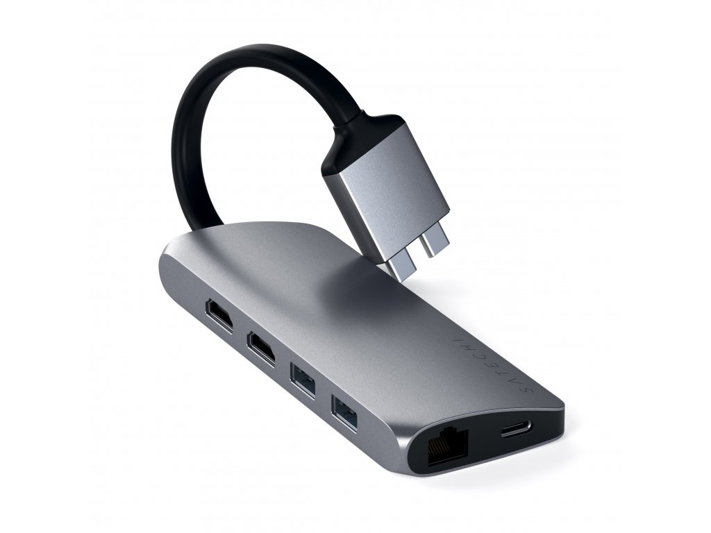 type c dual multimedia adapter adapters satechi space gray 586165