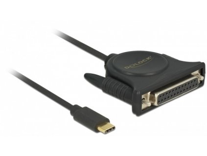 Delock Adaptér USB Type-C 2.0 samec > 1 x Paralelní DB25 samice