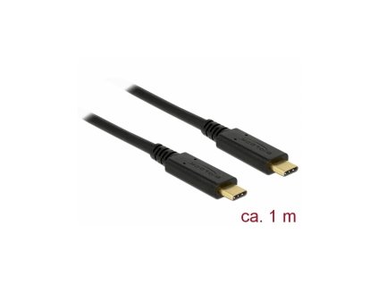 Delock USB 3.2 Gen 2 (10 Gbps) kabel Type-C na Type-C 1 m 3 A E-Marker