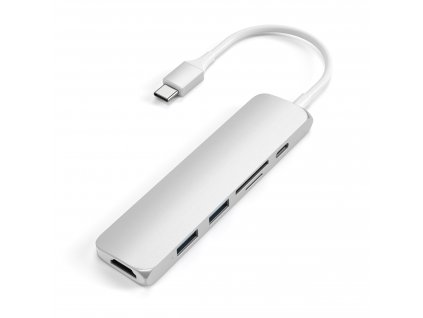SATECHI TypeC Slim Adapter NEW silver 1