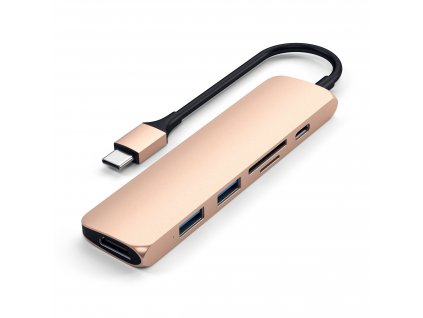 SATECHI Multiport SLIM airGOLD 1