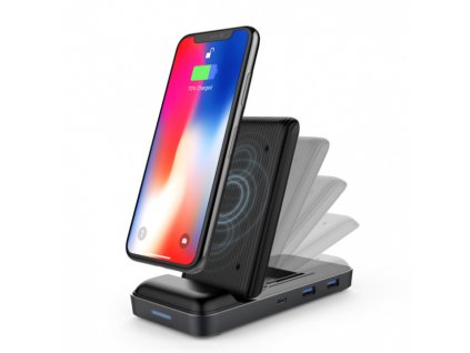 HyperDrive USB-C Hub + 7.5W Wireless Charger