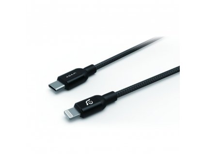 Adam Elements PeAk II C120B USB-C Lightning kabel, 1.2 m, černý