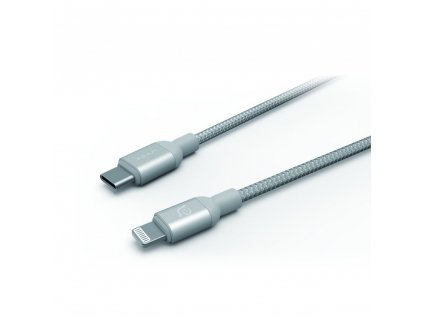 Adam Elements PeAk II C120B USB-C Lightning kabel, 1.2 m, stříbrný