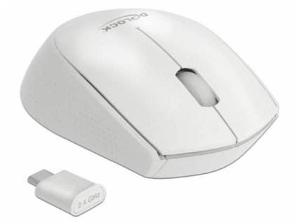 Delock Optická 3-tlacítková mini myš USB Type-C 2,4 GHz bezdrátová