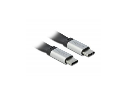 Delock USB 3.2 Gen 2, FPC plochý stuhový kabel, USB Type-C na USB Type-C, 22 cm, PD 3 A E-Marker