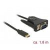 Delock Adaptér USB Type-C > 1 x Sériový DB9 RS-232