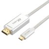 USB-C to HDMI kabel, 2 m, stříbrný