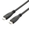 USB-C to USB-C kabel 10 Gbps, 1 m, černý