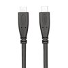 USB-C to USB-C kabel 10 Gbps, 1 m, černý