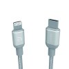 Adam Elements PeAk II C120B USB-C Lightning kabel, 1.2 m, stříbrný