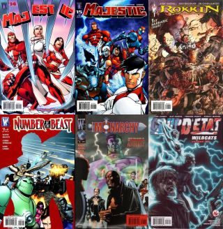 WildStorm comics update: Gen13, Majestic, The Resistance, Rokkin, The Monarchy, Number of the Beast, … @usedbooks.cz...