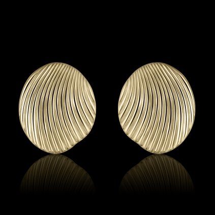 USHI® NÁUŠNICE WHISPER - zlacené Ag 925/1000 (2,86g)