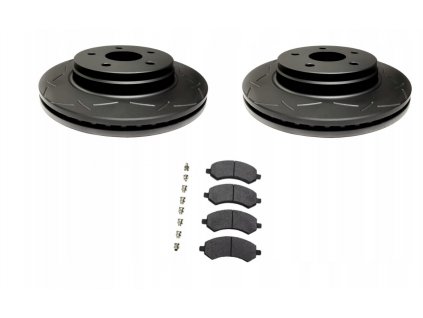 BRZDOVÉ KOTOUČE PŘEDNÍ + BRZDOVÉ DESTIČKY PŘEDNÍ DODGE RAM