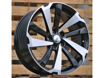 Disk  FE172, černá + leštění 17x7 5x114.3 ET35