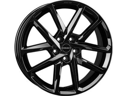 Disk BORBET N, Černá lesklá 17x6.5 5x114.3 ET40