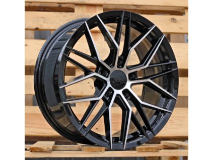 Disk HX035, černá + leštění 17x7.5 5x114.3 ET40