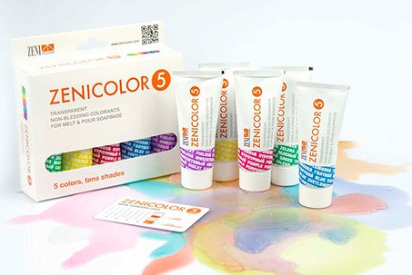 Skvelé nemigrujúce farby do mydla Zenicolor 5