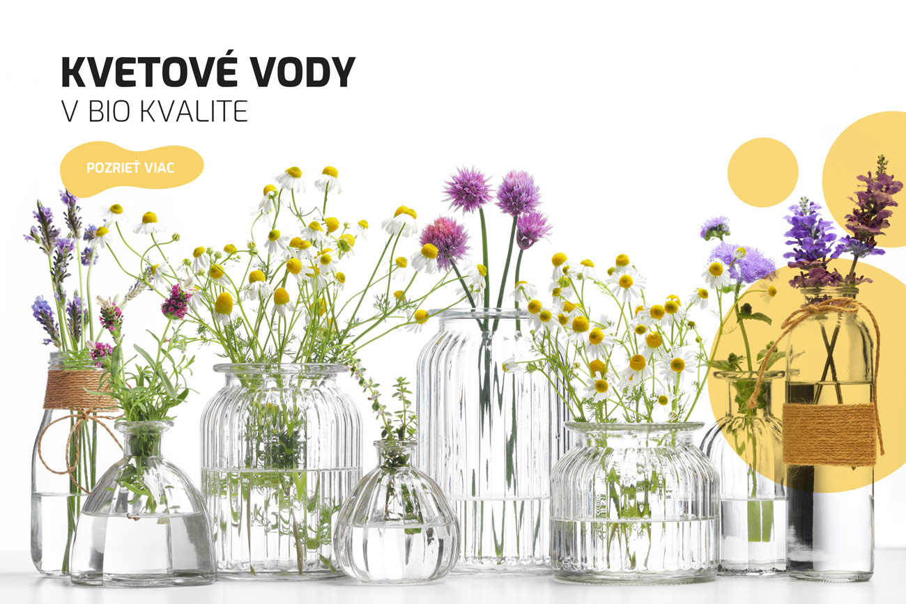Kvetové vody bio kvalita