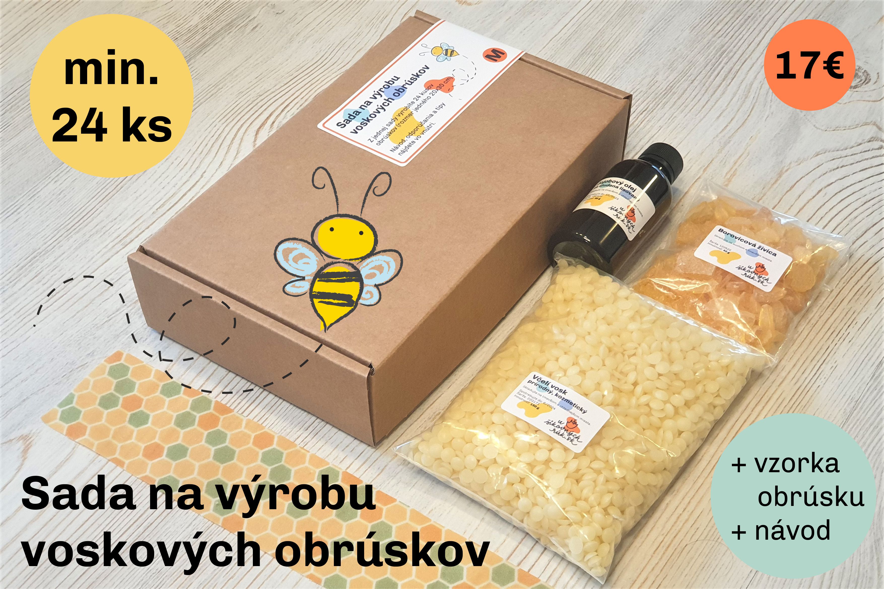 Sada na výrobu voskových obrúskov