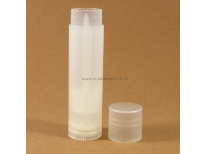 Vysúvací obal na rúž priehľadný 5ml/4.8g