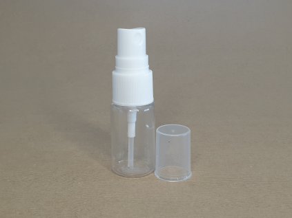 Plastová fľaška s rozprašovačom 10 ml (priehľadná)