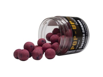 carp inferno pop up boilies 150 ml 16 mm ananas svestka