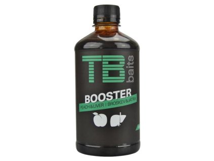 tb baits booster peach liver 500 ml