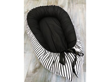 Hnízdečko ČERNÉ PRUHY / černá