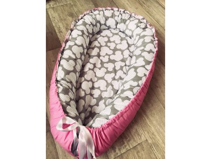 Hnízdečko Mickey růžové