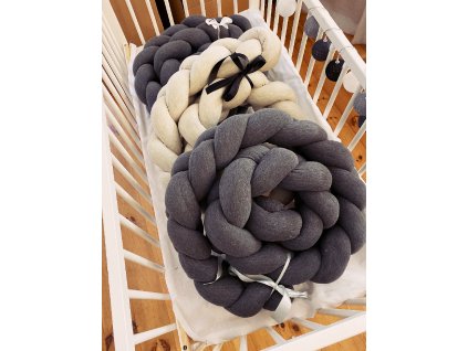 Copánkový mantinel - tmavě šedá